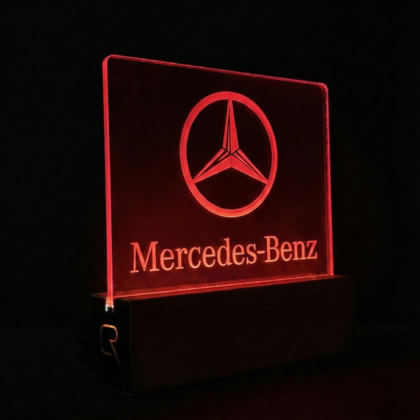 Mercedes-Benz LED Işıklı Dekor