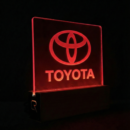 Toyota LED Işıklı Dekor